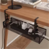 Under-Desk Cable Management Tray (No-Drill)