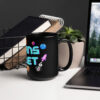 NMP Black Glossy Mug
